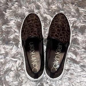 Size 9 Calvin Klein Slip Ons